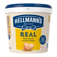 Hellmann's Real Mayonnaise 10L (Nyhed 1. maj) - Den helt rigtige mayonnaise til ethvert professionelt køkken